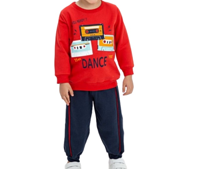 Conjunto Fashionk Primeiros Passos Masculino Moletom