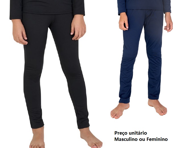 Calça Viston Juvenil Unissex Poliéster Térmica