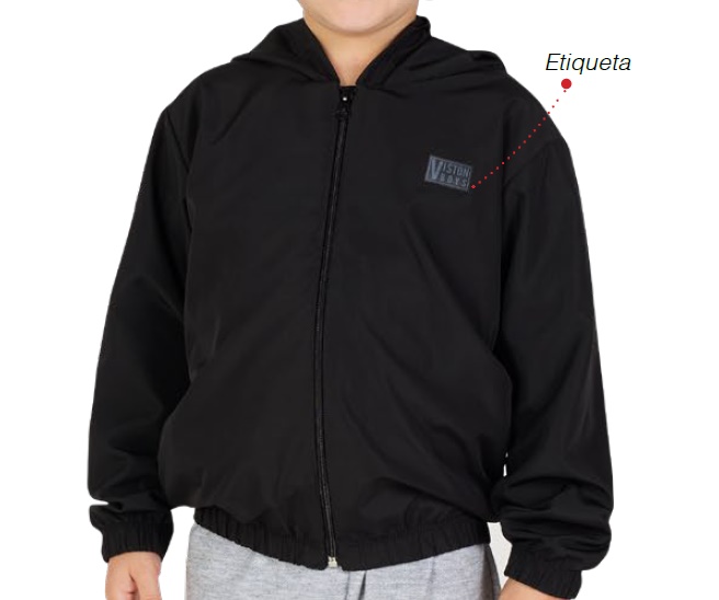 Jaqueta Viston Infantil Masculina Corta Vento Capuz