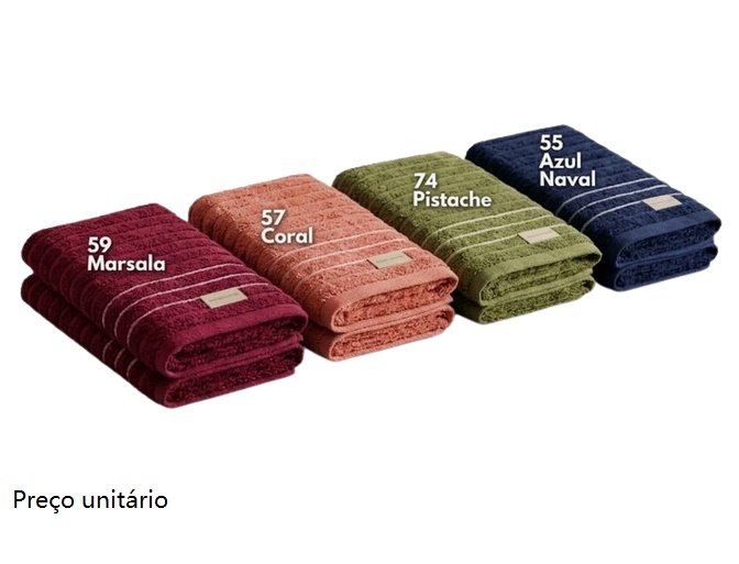 Toalha-rosto Mafratex Adulto Felpuda Ondas 75x48cm