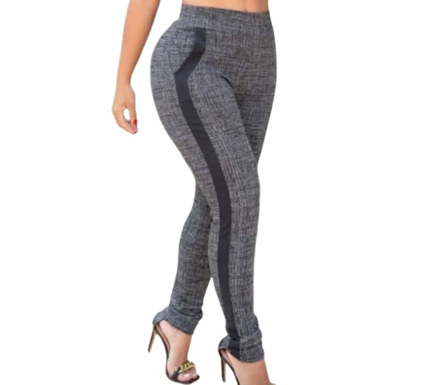 Calça Exportline Adulto Extra Grande Feminina Jacquard Faixa 2bolsos