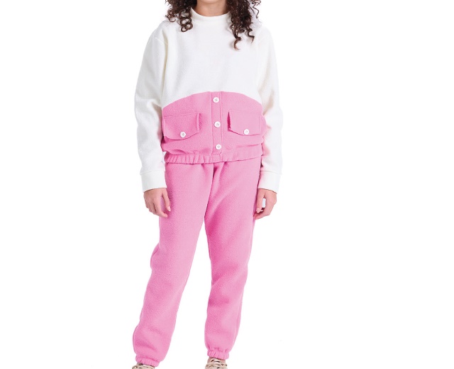 Conjunto Trin Juvenil Feminino Bouclé Calça