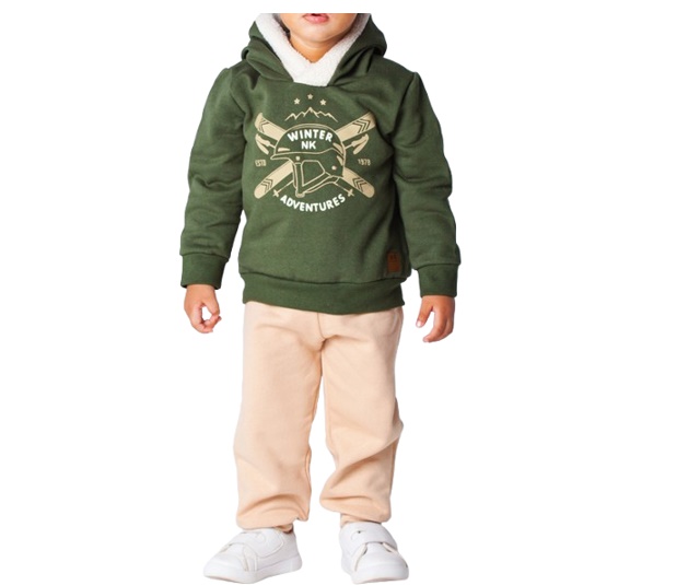 Conjunto Nk Primeiros Passos Masculino Moletom Capuz