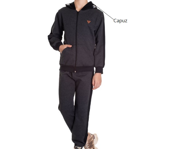 Conjunto Semprekids Infantil Masculino Moletom Capuz