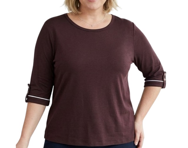 Blusa Sobmedida Adulto Extra Grande Feminina Manga 3/4 Viscolycra