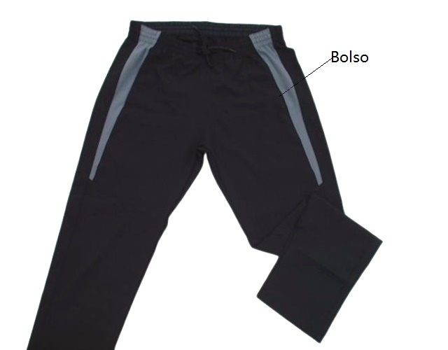 Calça Ks Adulto Masculina Microfibra 2bolsos