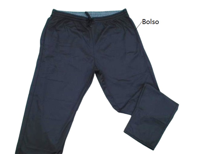 Calça Ks Adulto Extra Grande Masculina Helanca Flanelada 2 Bolso