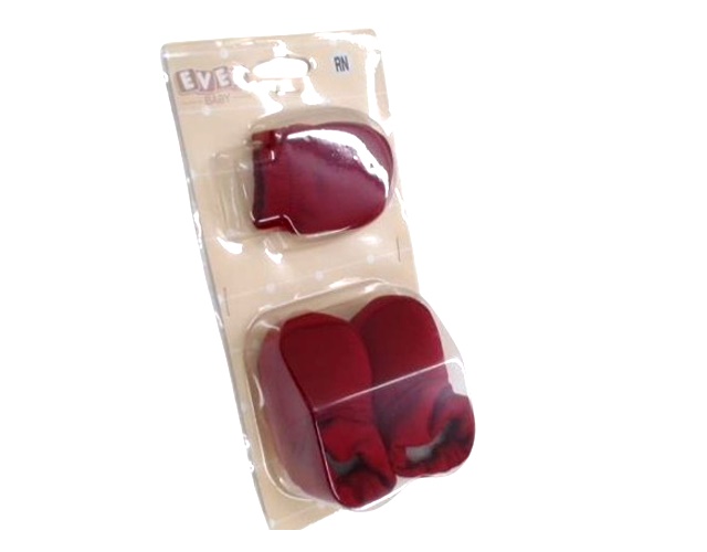 Kit-bebe Everly Poliéster Térmico (luva+sapatinho)