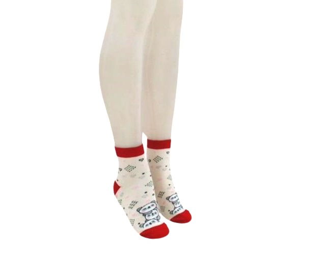 Meia Happybyfiapo Adulto Feminina Algodão Soquete Desenho (c/3)