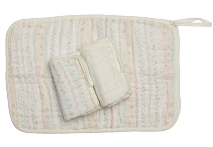 Toalha-boca Papi Bebe Algodão C/viés 40x23cm (c/3)