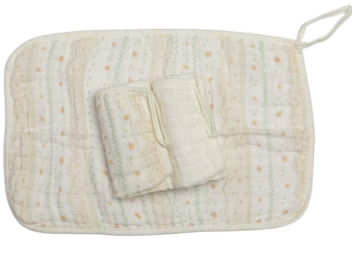 Toalha-boca Papi Bebe Algodão C/viés 40x23cm (c/3)
