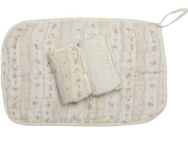 Toalha-boca Papi Bebe Algodão C/viés 40x23cm (c/3)