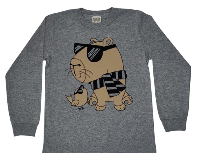 Camiseta Mundonicky Infantil Masculina Manga Longa Malha