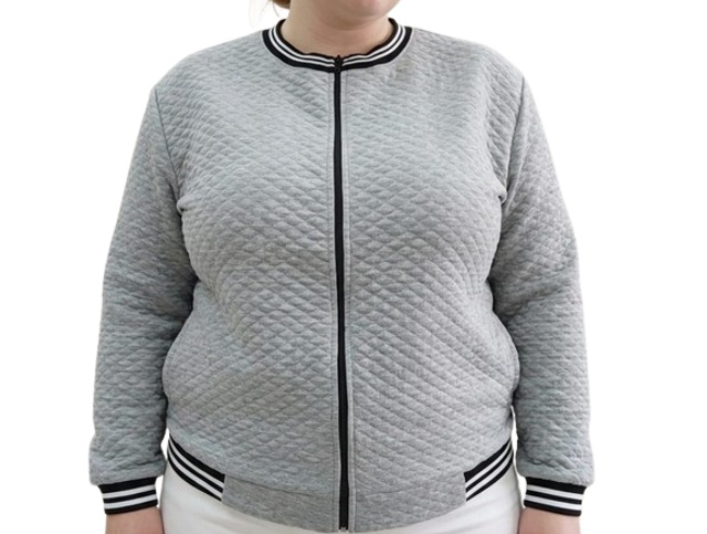 Jaqueta Armando Adulto Extra Grande Feminina Poliéster Matelassê