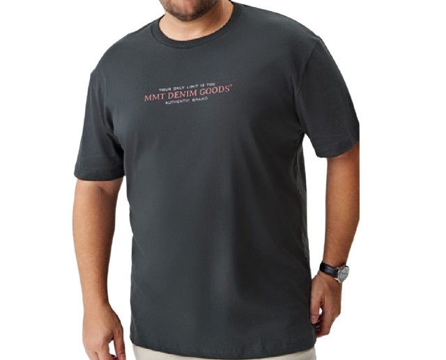 Camiseta Mmt Adulto Extra Grande Masculina Manga Curta Malha