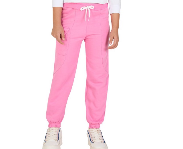 Calça Viston Infantil Feminina Moletom 1bolso Lateral