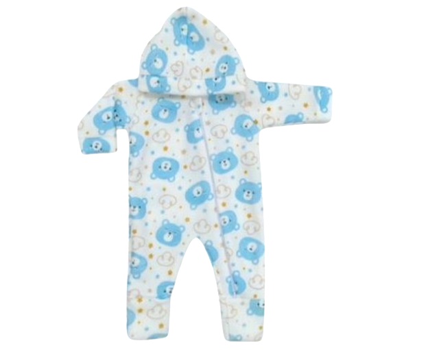 Macacão Seven Bebe Masculino Longo Soft Zíper Capuz