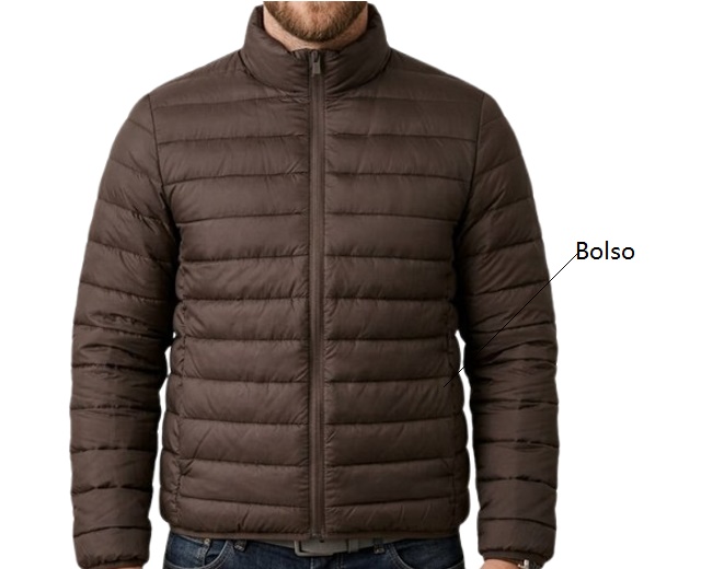 Jaqueta Kopico Adulto Masculina Nylon Matelassê