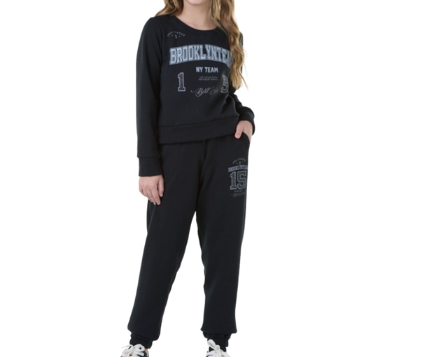 Conjunto Sweetchild Juvenil Feminino Moletom Calça