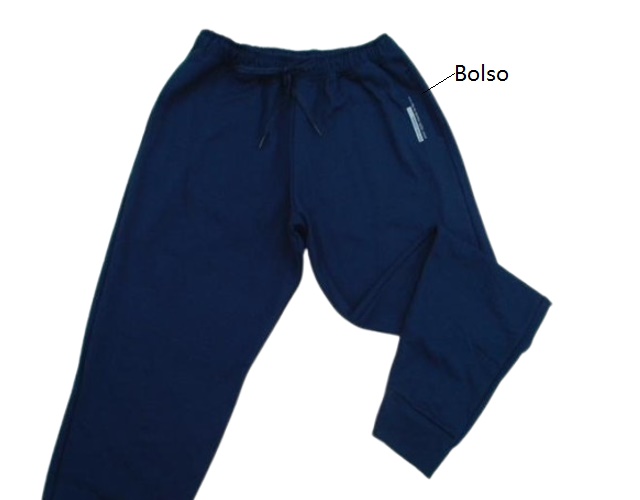 Calça Maro Adulto Extra Grande Masculina Moletom 3bolsos