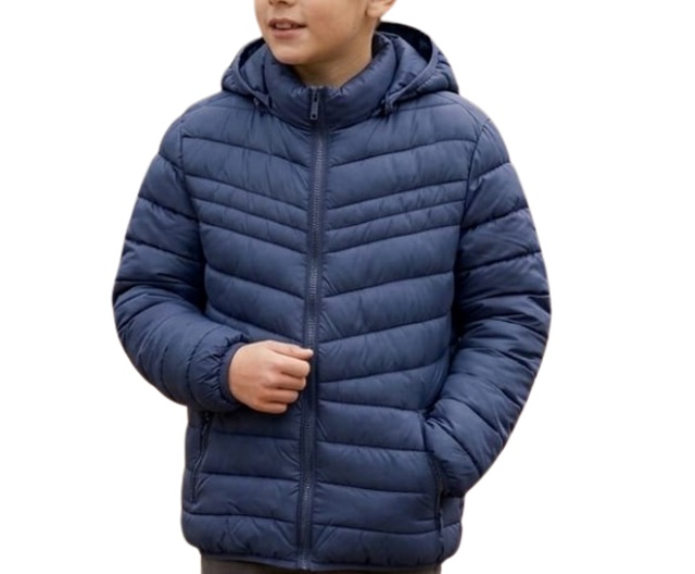 Jaqueta Kopico Juvenil Masculina Nylon Matelassê Capuz