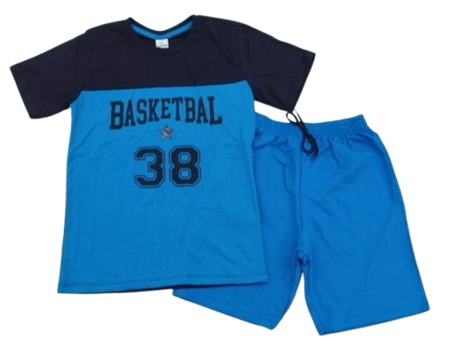Conjunto Gatutty Juvenil Masculino Manga Curta Malha