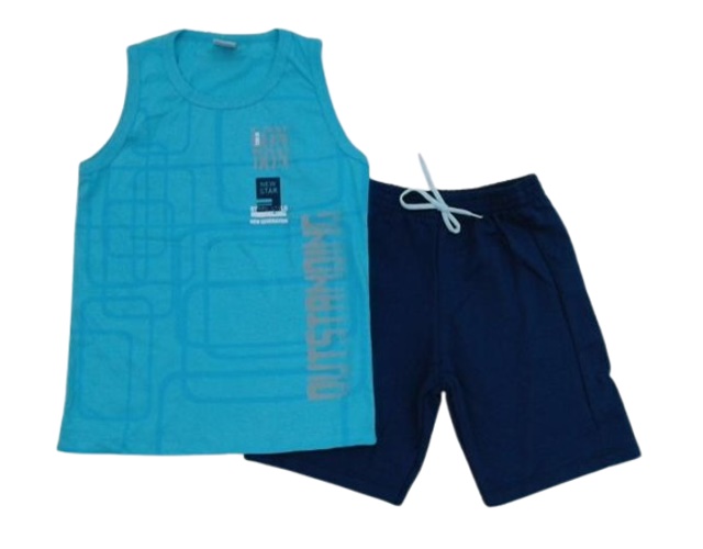 Conjunto Gatutty Infantil Masculino Regata Malha