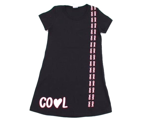 Vestido Gatutty Infantil Manga Curta Cotton