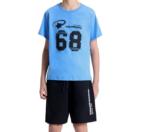 Conjunto Sportsul Juvenil Masculino Manga Curta Malha