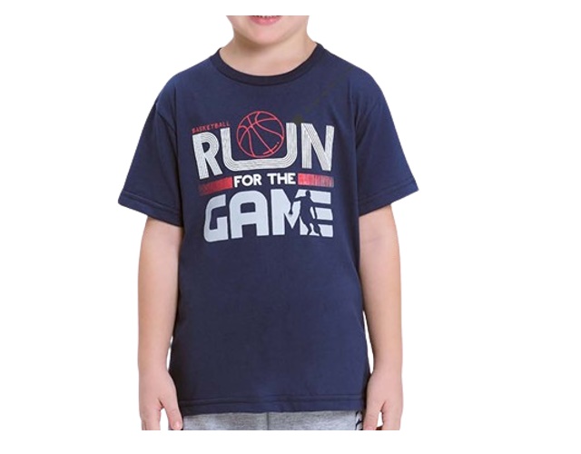 Camiseta Viston Infantil Masculina Manga Curta Malha