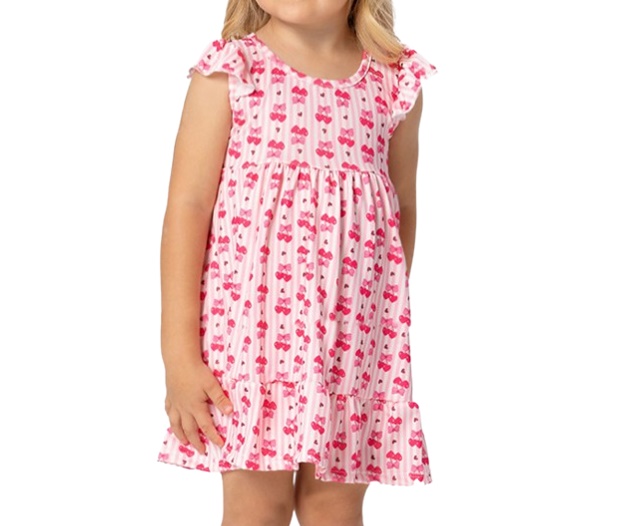Vestido Trin Primeiros Passos Manga Japonesa Sublimado