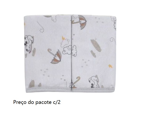Toalha-boca Minasrey Bebe Algodão Dupla Face 30x25 C/2