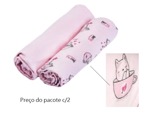Jogo-berço Minasrey Bebe Algodão Americano Elástico 2p