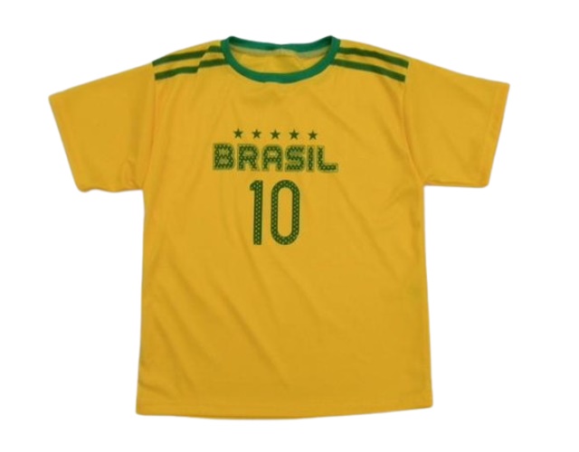 Camiseta Lulian Juvenil Unissex Manga Curta Poliéster Brasil