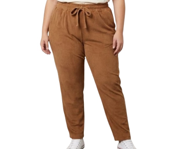 Calça Sobmedida Adulto Extra Grande Feminina Canelada 2bolsos