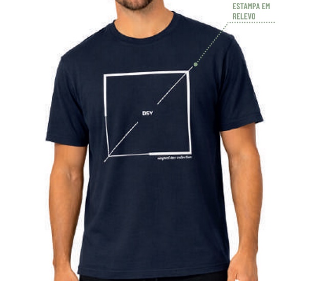 Camiseta Desayner Adulto Masculina Manga Curta Malha