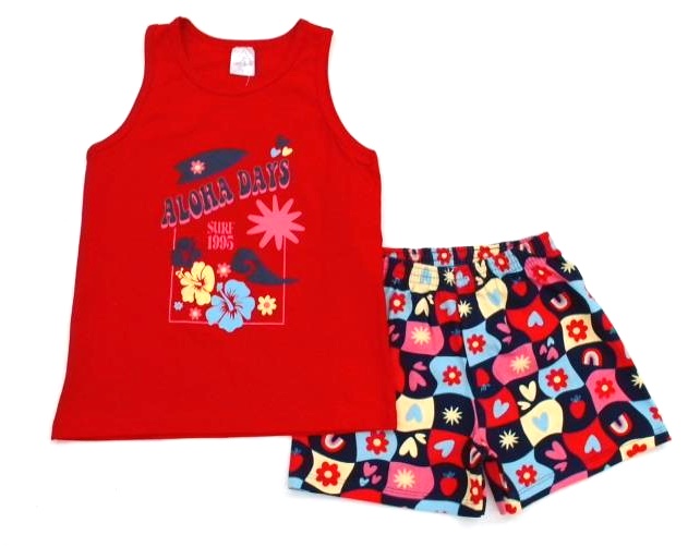 Conjunto Catolele Juvenil Feminino Regata Cotton Short