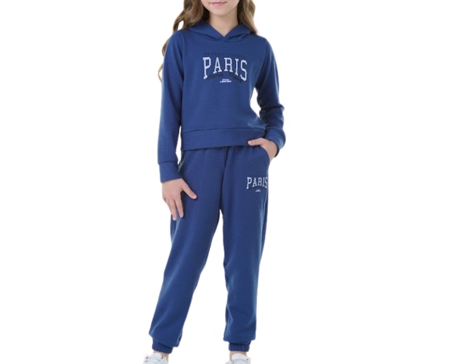 Conjunto Sweetchild Infantil Feminino Moletom Capuz Calça