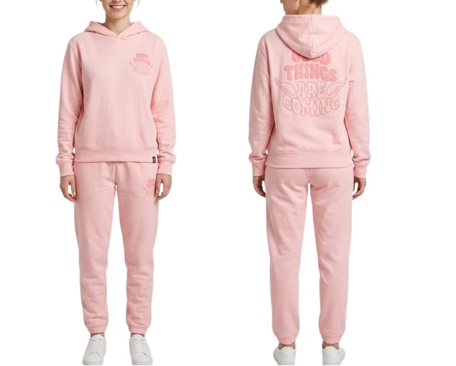 Conjunto Sweetchild Juvenil Feminino Moletom Capuz Calça