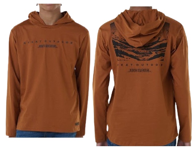 Camiseta Maro Juvenil Masculina Manga Longa Malha Capuz