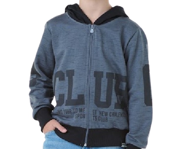 Jaqueta Maro Infantil Masculina Moletom Jet Capuz