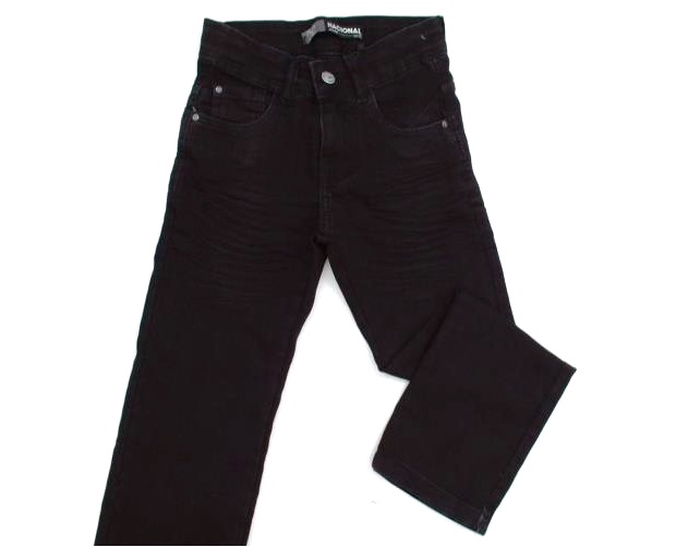 Calça Nacional Infantil Masculina Jeans Black Lycra