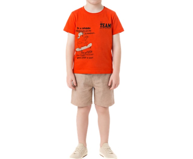 Conjunto Wkids Infantil Masculino Manga Curta Malha