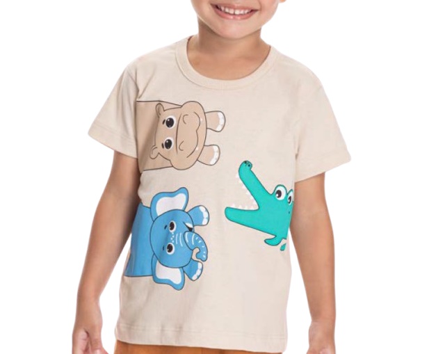 Camiseta Pimentinha Primeiros Passos Masculina Manga Curta Malha