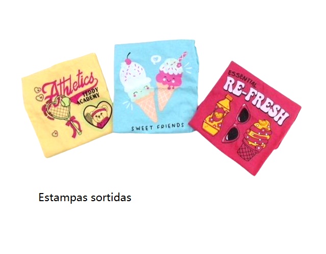 Blusa Fashionk Infantil Feminina Manga Japonesa Malha