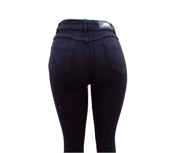 Calça Vivlon Adulto Feminina Sarja Black Lycra Flare