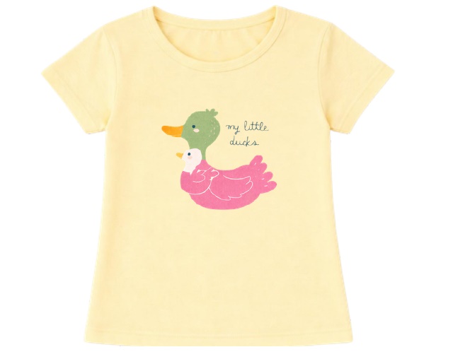 Blusa Kalele Primeiros Passos Feminina Manga Curta Cotton
