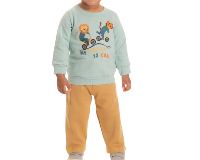 Conjunto Pimentinha Bebe Masculino Moletom