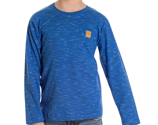 Camiseta Pk Juvenil Masculina Manga Longa Malha Jet