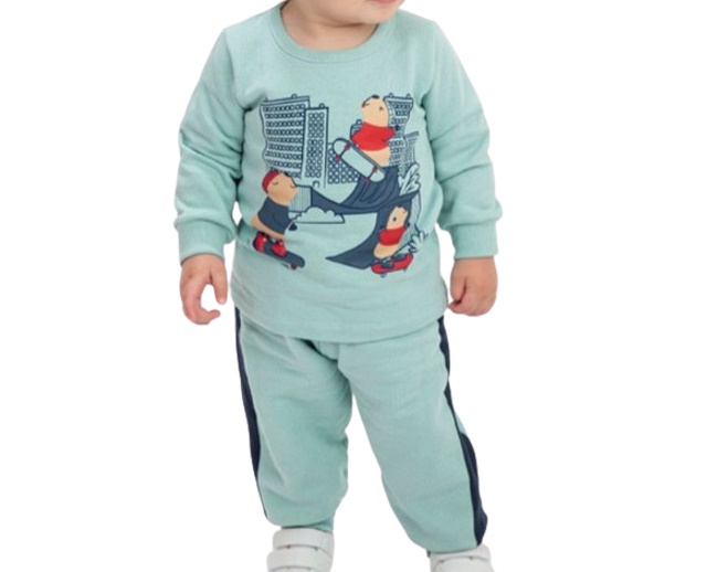 Conjunto Fashionk Bebe Masculino Moletom